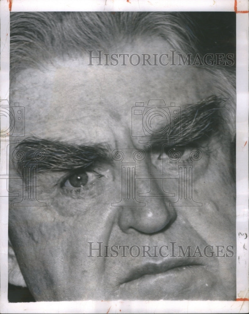 1951 Press Photo John Lewis United Mine Workers president Atomic energy - Historic Images