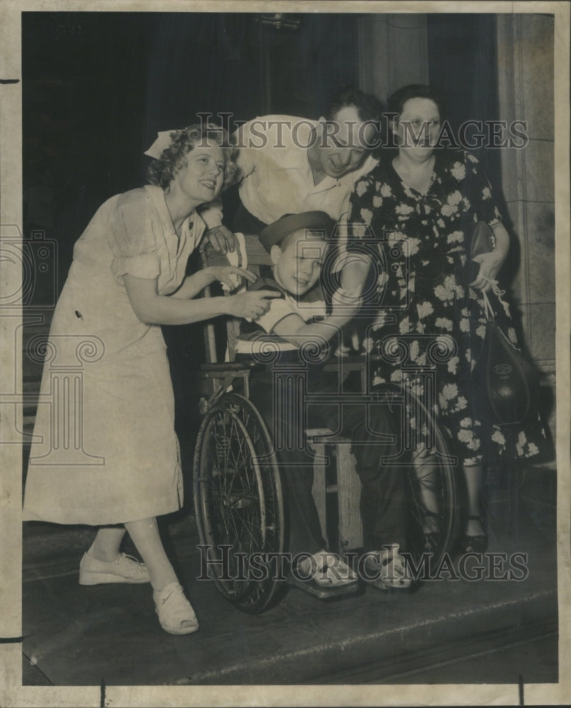 1949 Press Photo WILLIAM LEWAN MICHAEL REESE HOSPITAL- RSA66927 - Historic Images