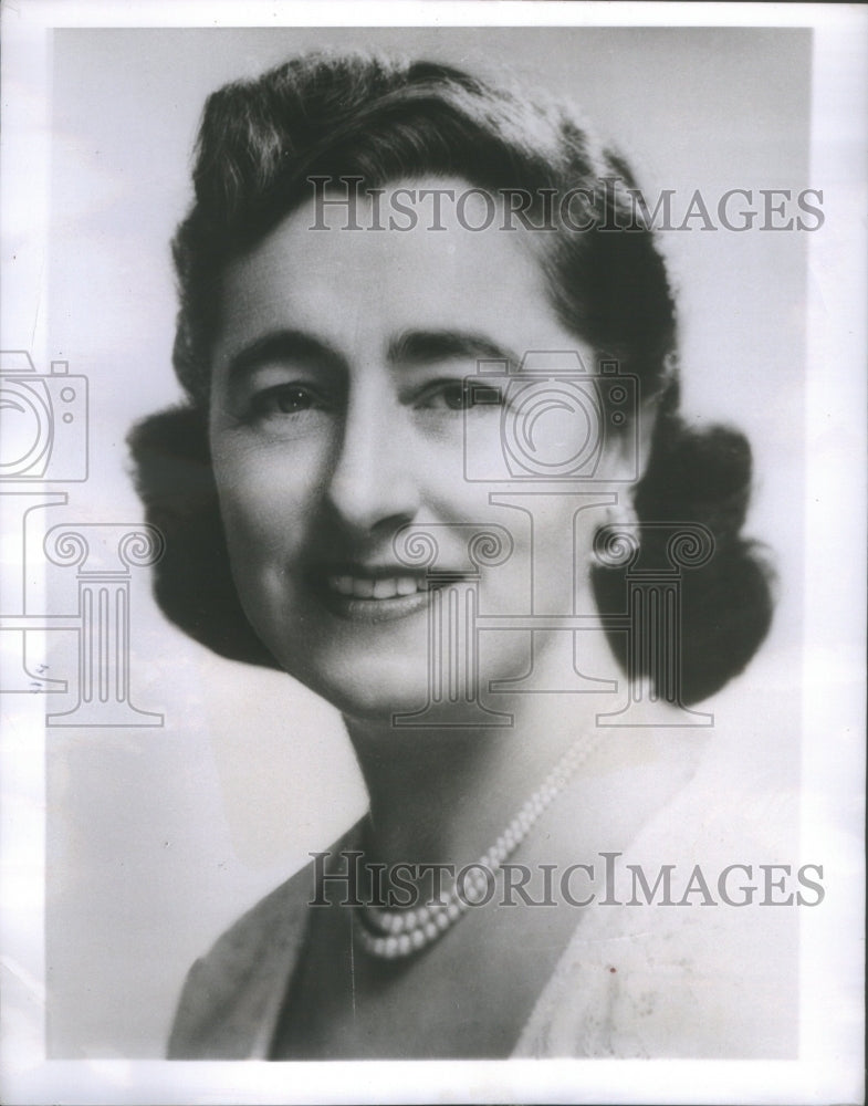 1952 Press Photo Mrs. Alice Leopold Connecticut's Secretary Of State- RSA66967 - Historic Images