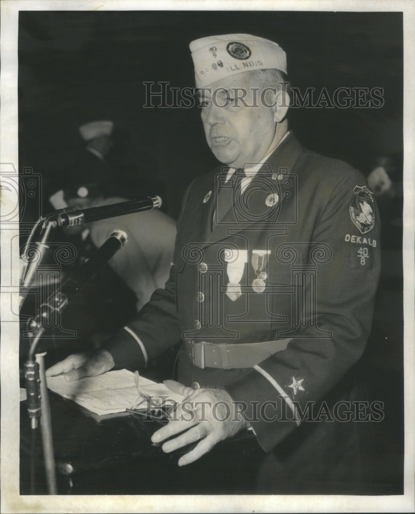 1956  Commander of the American Legion Albert W. Leonhard-Historic Images