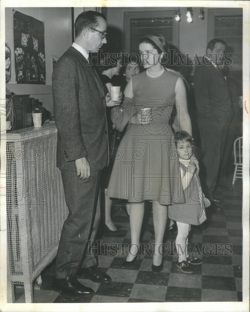 1965 James Clark and Mrs. James Leonard and Ren Miller-Historic Images