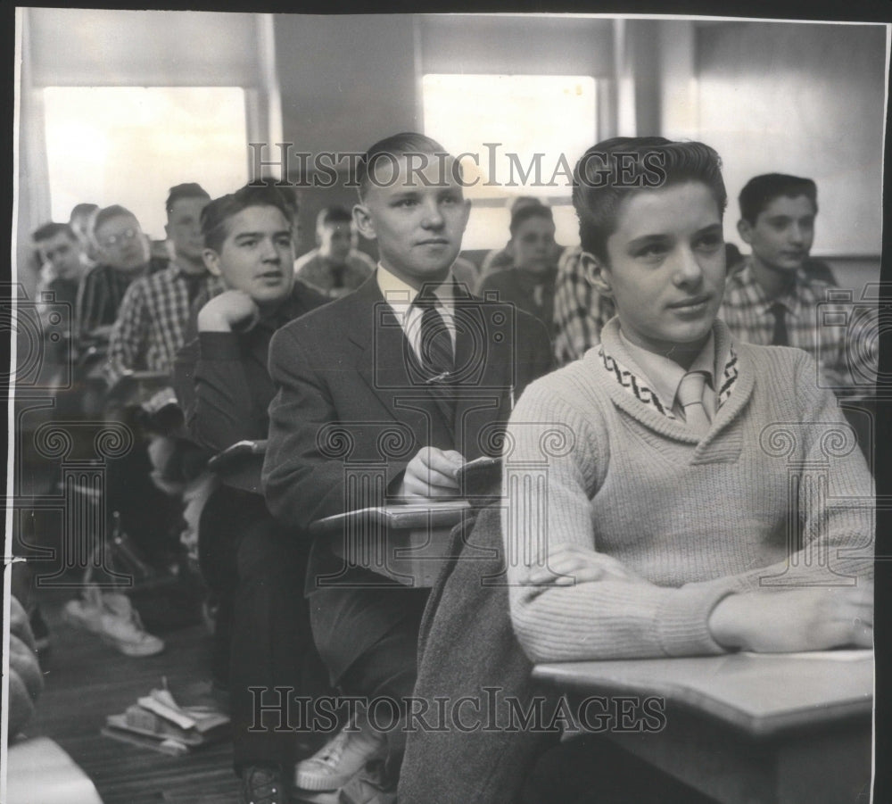 1960 Tomas Leonas Iron Curtain St Rita High School Claremont - Historic Images