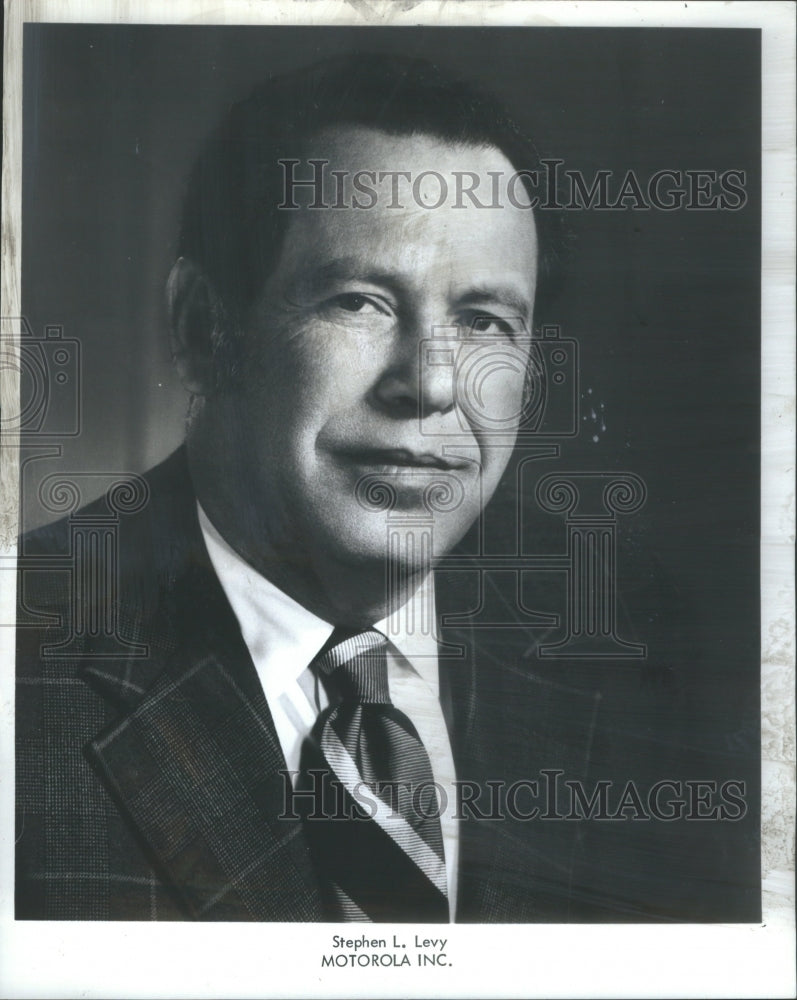 1972 Stephen Levy Vice President Motorola Inc - Historic Images