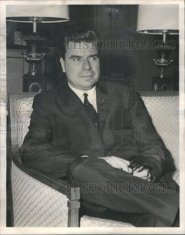 1966 Press Photo Mr Duhamel France political David Murray- RSA67725 - Historic Images