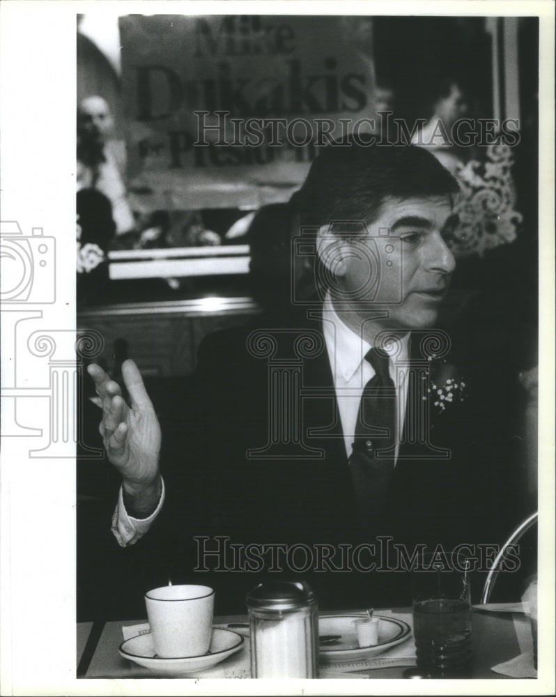 1988 Michael Stanley Dukakis Massachusetts - Historic Images