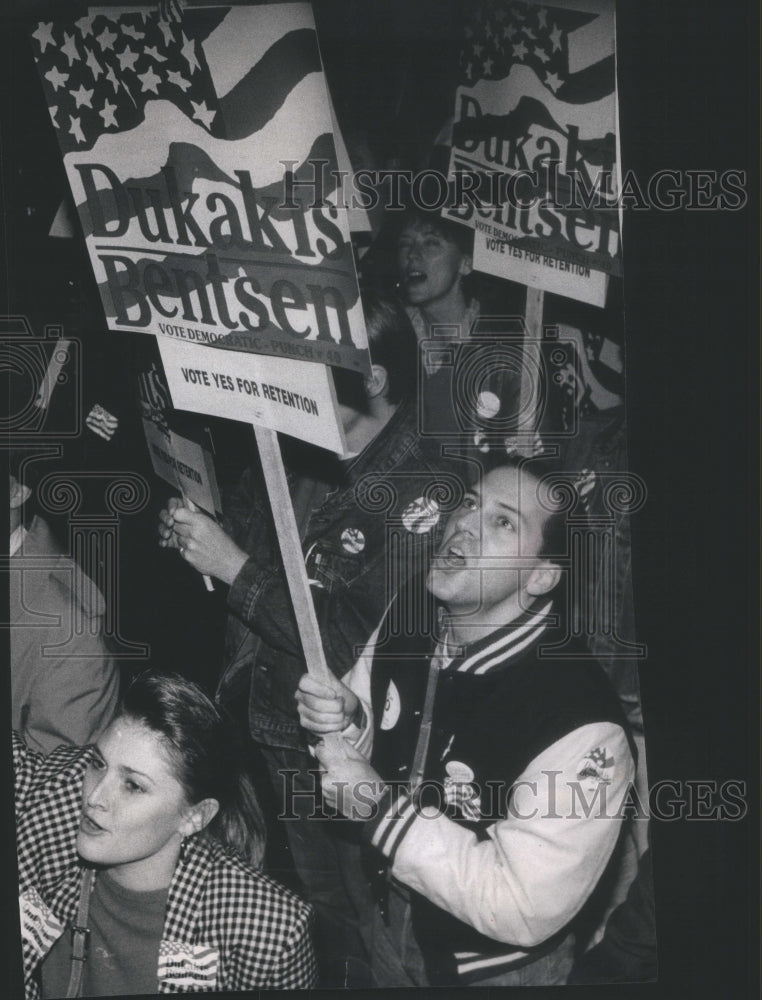 1988 Chicago Dukakis Democratic - Historic Images