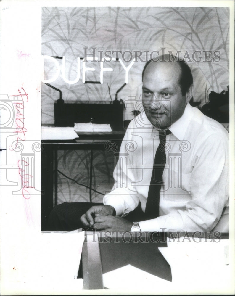 1988 Edward T. Duffy Illinois State Public Aid Director - Historic Images