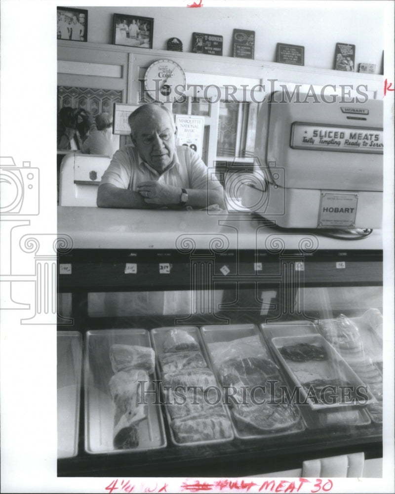 1992 James Dugdale Jr Meat Butcher Shop - Historic Images