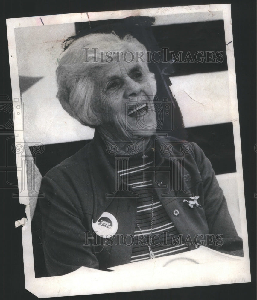 1976 Lillian Carter mother Democratic Presidential Candidate Jimmy - Historic Images