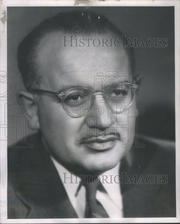 1952 Press Photo Dr Rachmiel Levine Chairman medicine director educati ...