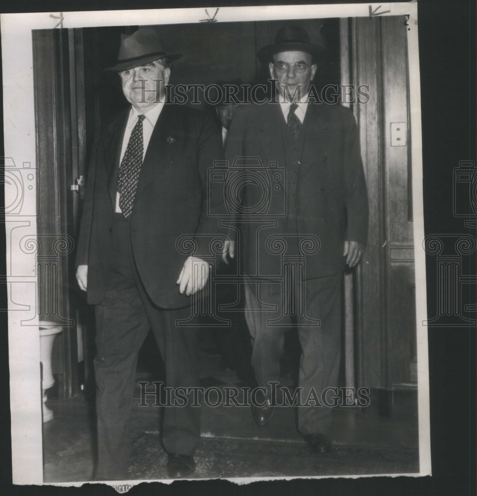 1946 Press Photo John L Lewis John J O Leary Krug Lewis- RSA68053 - Historic Images