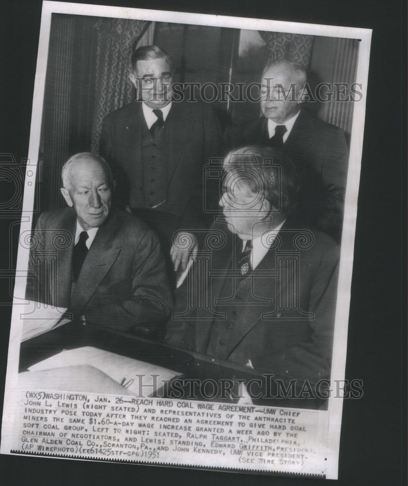 1951 John Llewellyn Lewis Mine Workers - Historic Images