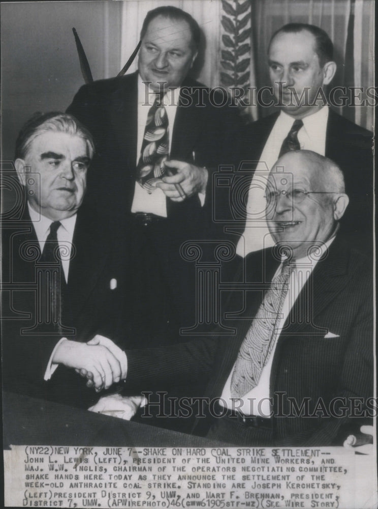 1946 Press Photo John Lewis President United States Mine Workers- RSA68061 - Historic Images