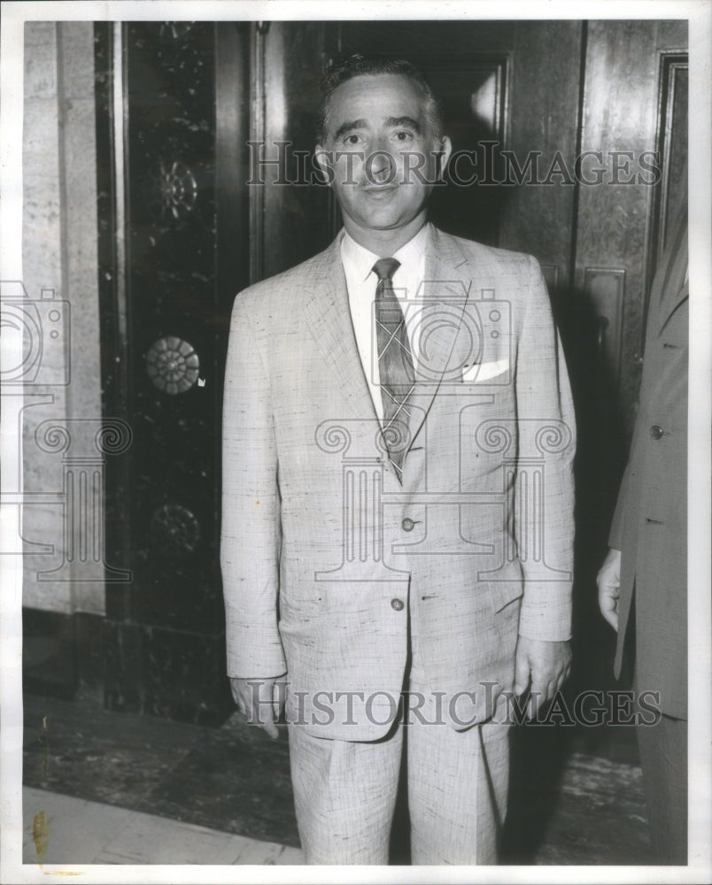 1959 Nathan Levine,of the Traffic Center,a deputy bailiff - Historic Images