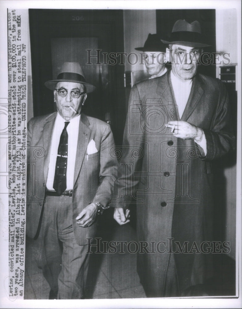 1958 Press Photo US Marshall Alfred Franzoni prisoner Milton- RSA68217 - Historic Images