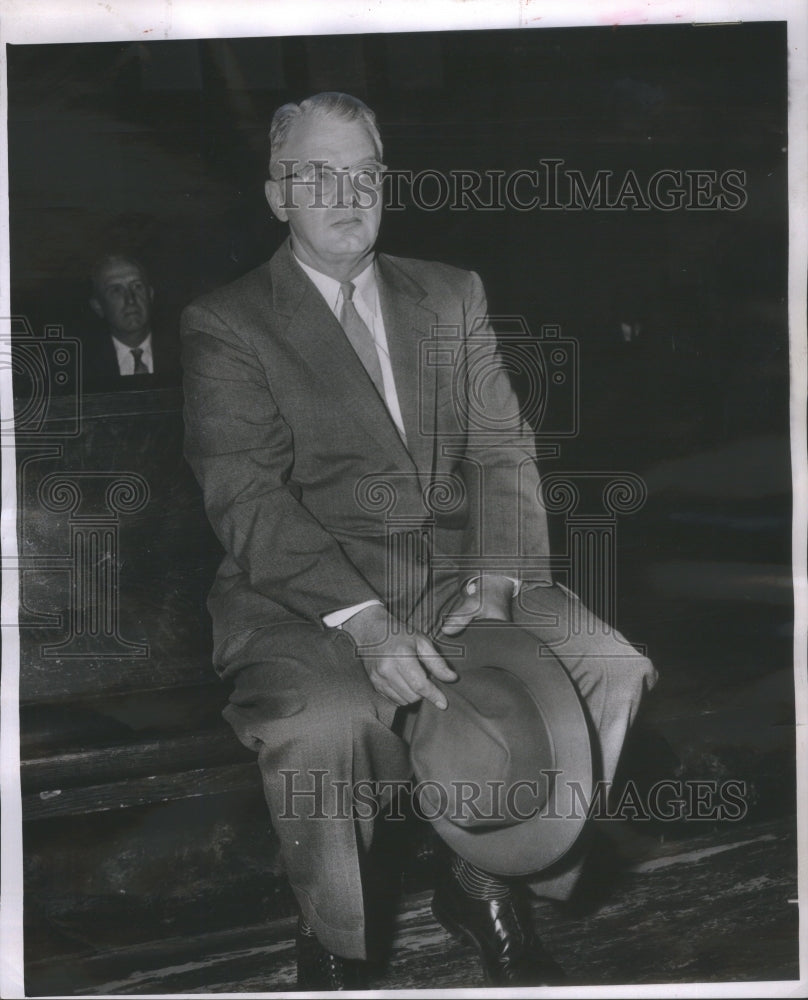 1958 Press Photo Ralph Andersen Judy sit courtroom cook Margret Gallagher case - Historic Images