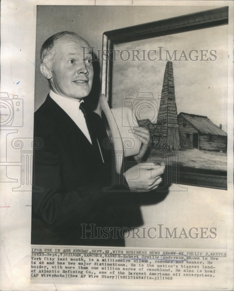 1965 Robert Orville Anderson,Oilman,Rancher,Banker - Historic Images