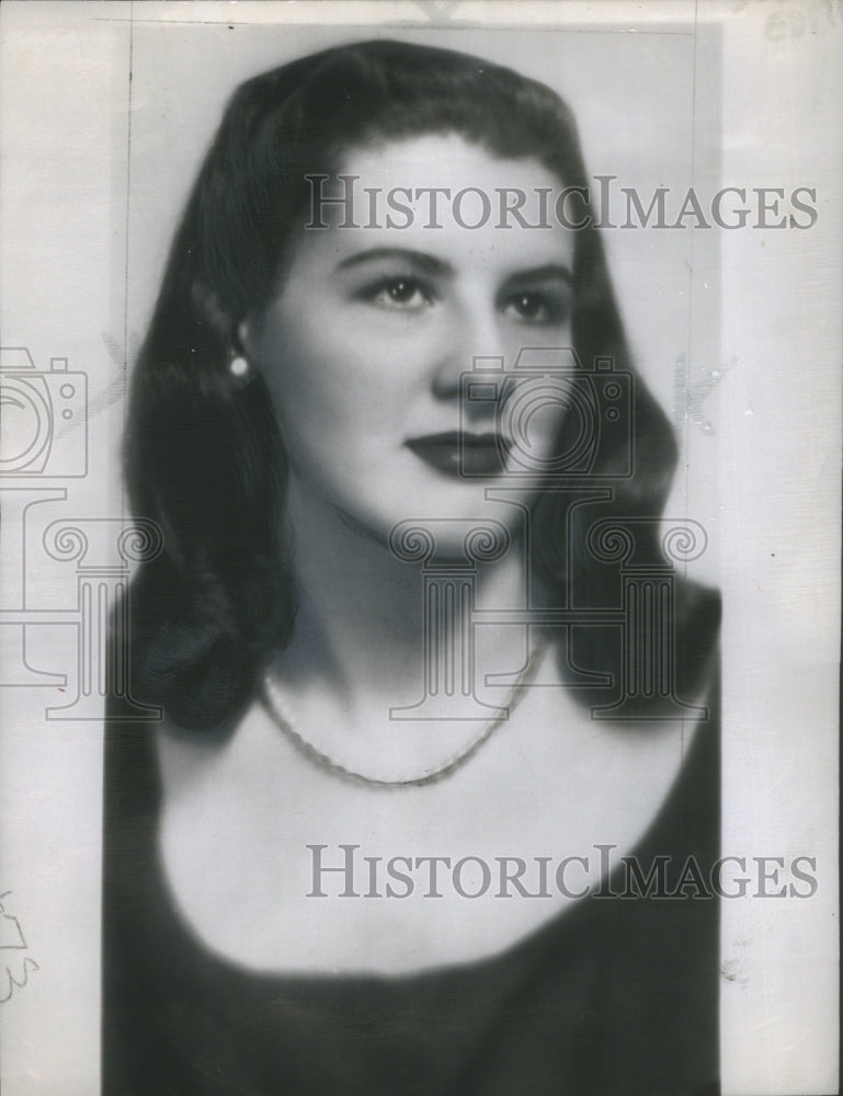 1946 Press Photo Nancy Anderson Clinton Blossom Queen- RSA68453 - Historic Images