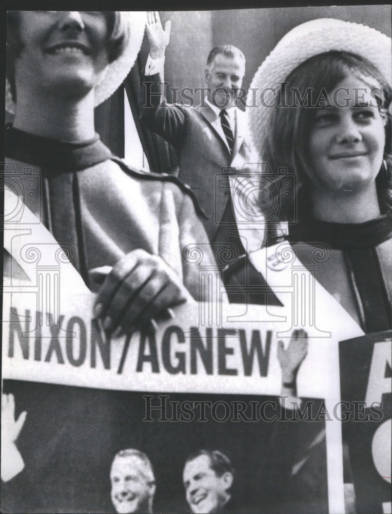 1968 Republican Vice Presidential Nominee Spiro Agnew Campaign - Historic Images