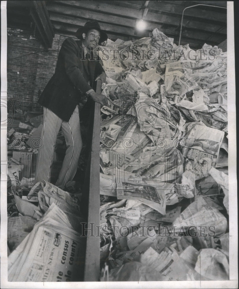 1970 Press Photo Frederick Doug Andrews Garfield Organizaton Executive Director - Historic Images