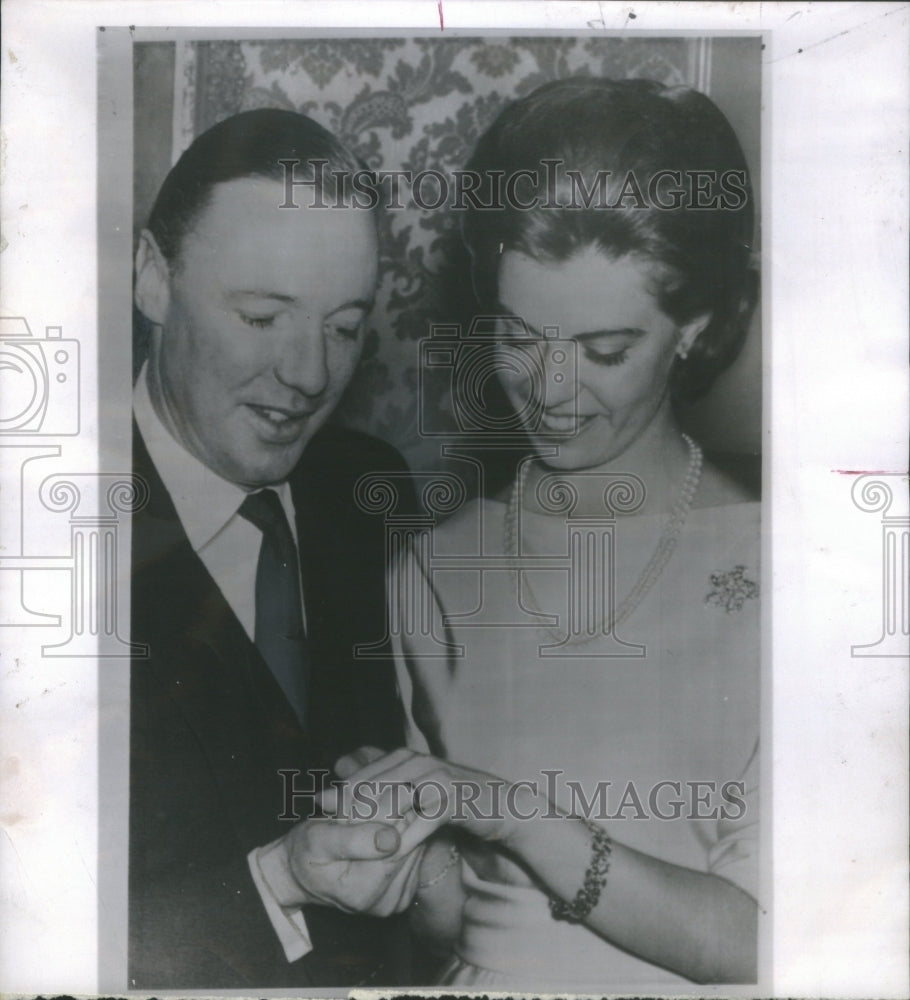 1964 Princess Margaretha Of Sweden And Fiance John Ambler - Historic Images