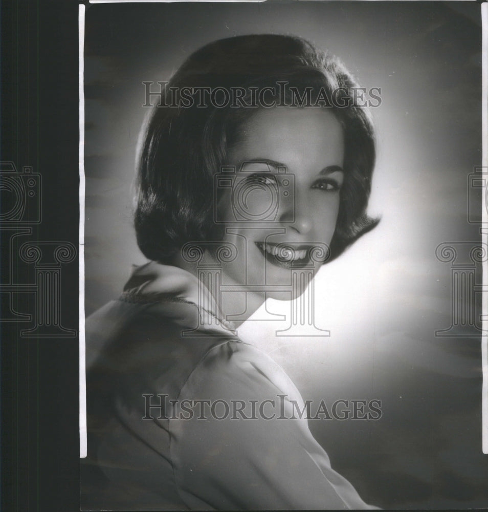 1966 Sandra Emley Amos, Engaged Charles Yoe Freeman III-Historic Images