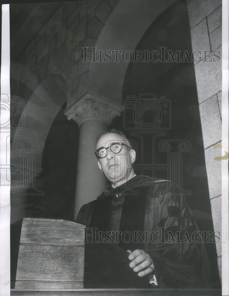 1958 Dr. Mitchell T. Ancker, Pastor of the United Church of Hyde Par - Historic Images