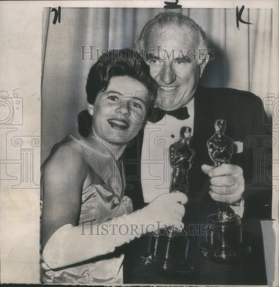 1963 Patty Duke Ed Begley Santa Monica Oscars Annual Academy - Historic Images