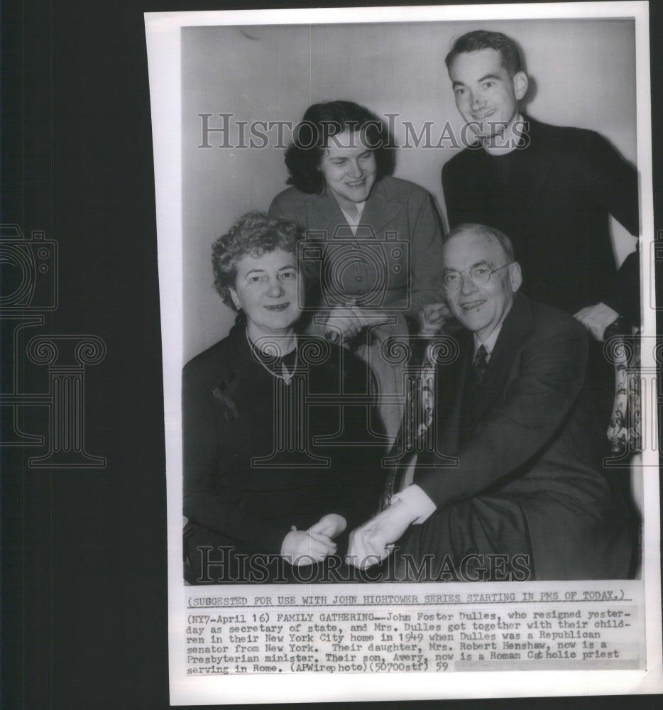 1959 Press Photo John Oster Dulles Secretary of States- RSA68999 - Historic Images
