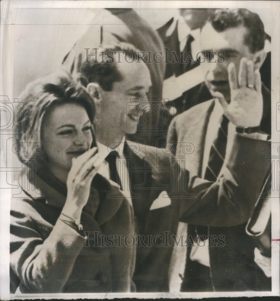 1964, Princess Irene of Netherlands &amp; Prince Don Carlos Bourbon Parma - Historic Images