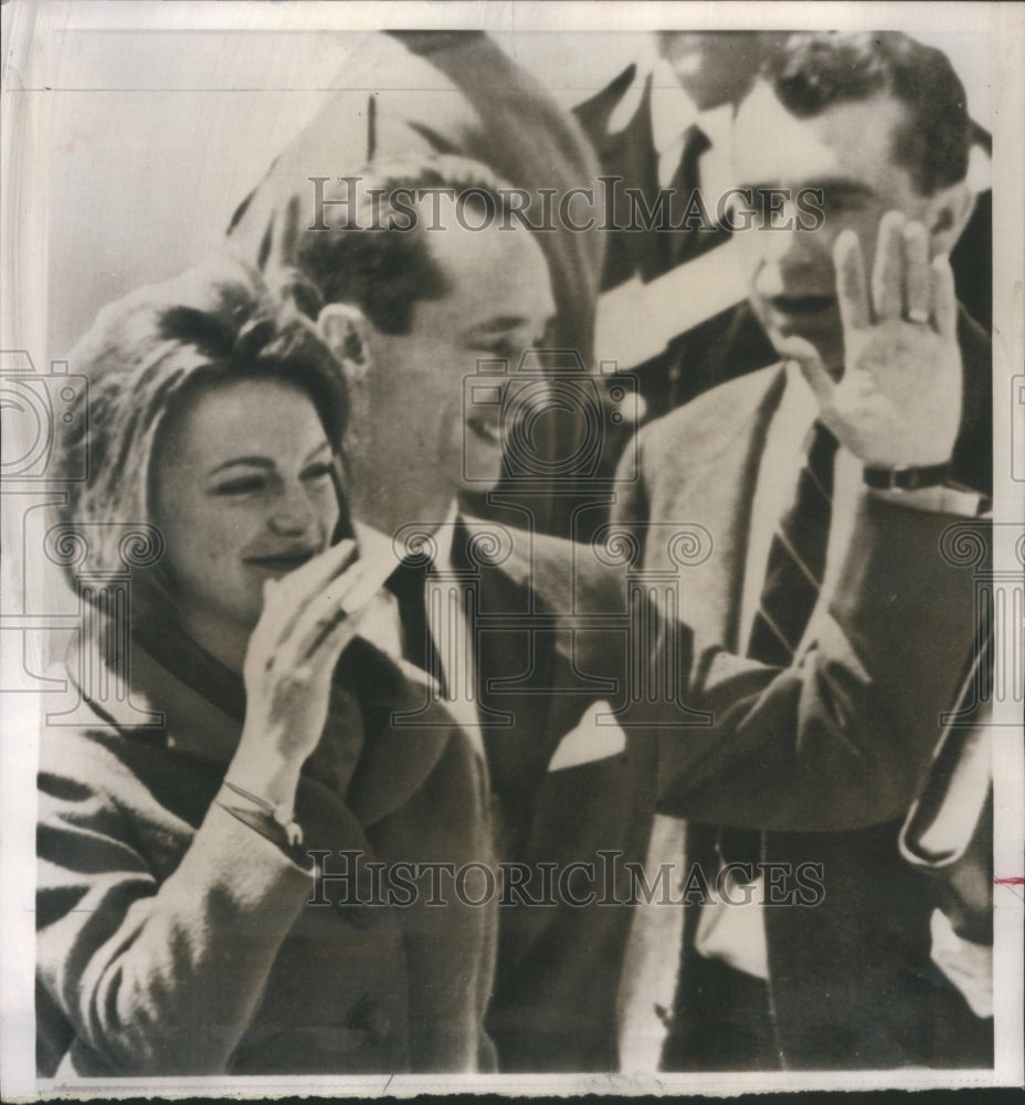 1964, Princess Irene of Netherlands & Prince Don Carlos Bourbon Parma - Historic Images