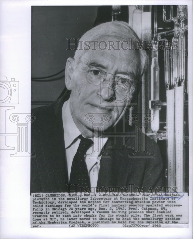 1962 Prof. John Chipman of Massachusetts Institute of Technology - Historic Images