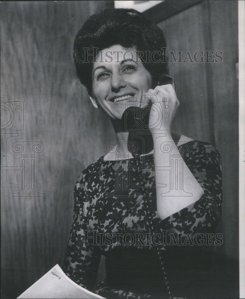 1969 Mrs Hilda Chmelar, Indiana Candidate Alderman 14th Ward - Historic Images