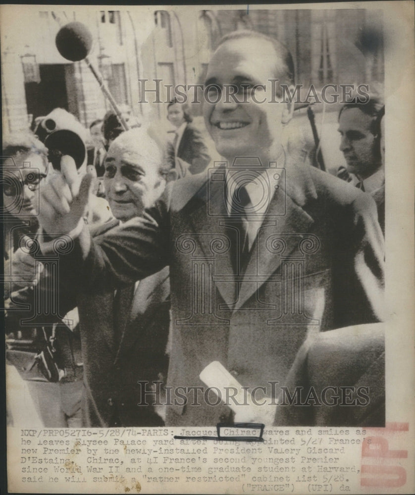 1974 France Premier Jacques Chirac-Historic Images