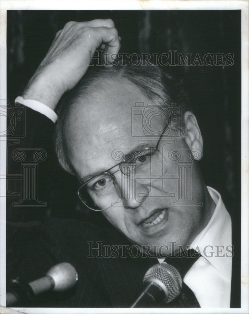 1991 Defense Secretary Dick Cheney Chicago Hilton Saddam Hussein - Historic Images