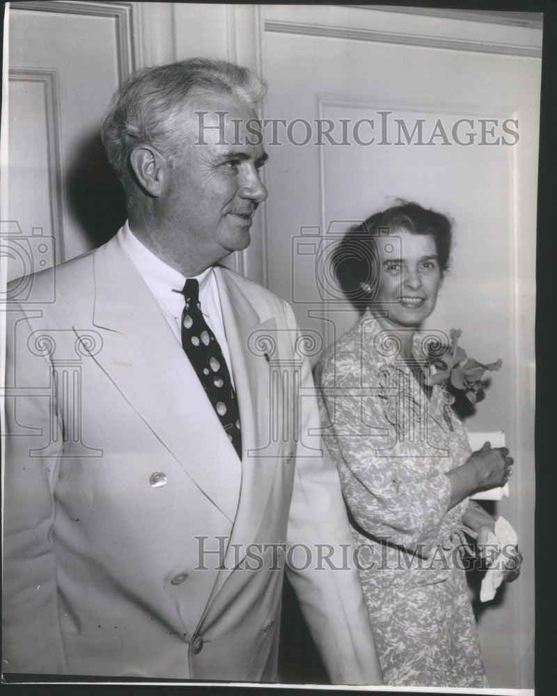 Press Photo Mr. and Mrs. John Bricker - Historic Images