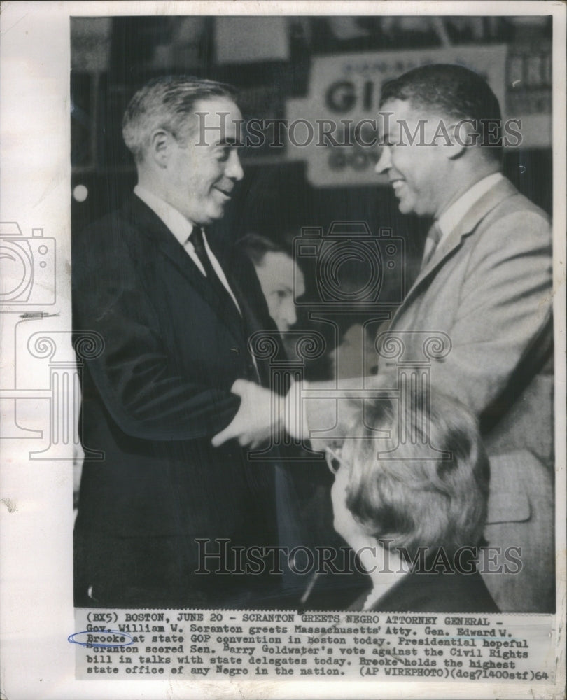 1964 Edward Brooks Attorney General - Historic Images