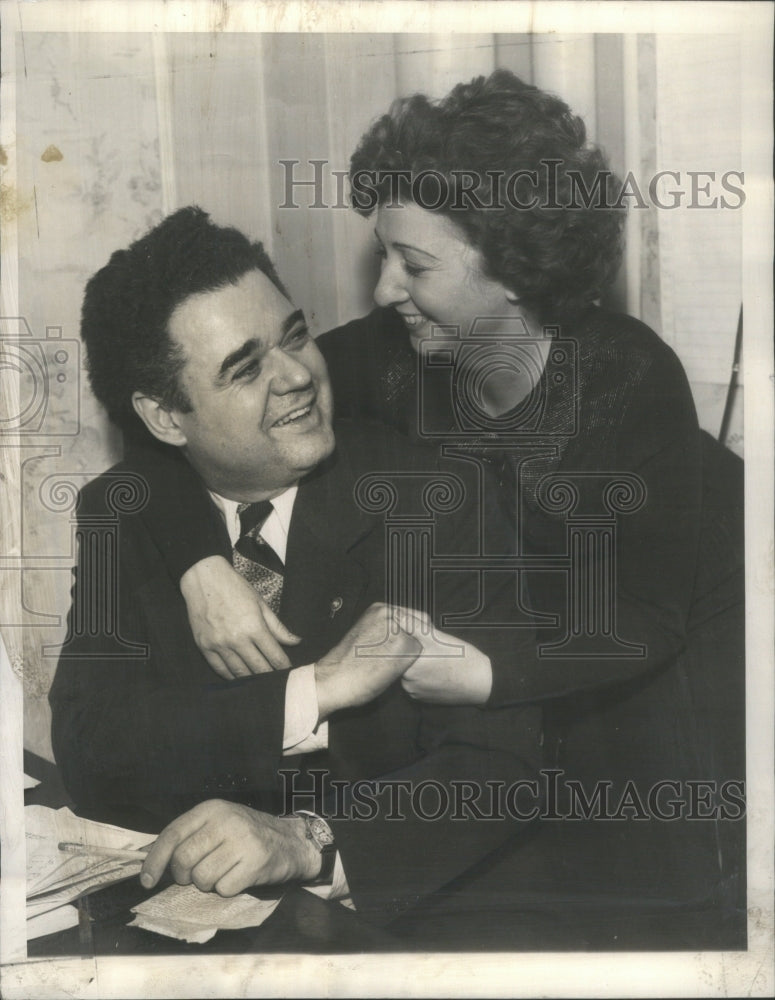 1936 Wayland Brooks and his wife - Historic Images