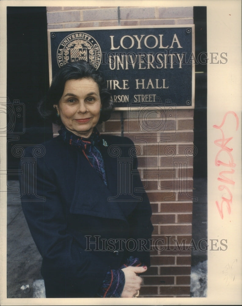 1988 Nina S. Appel Loyola University Law School Dean - Historic Images