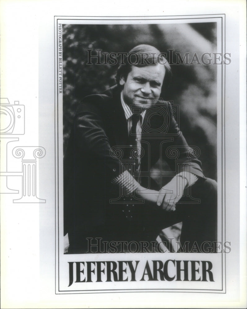 1983 Jeffrey Archer, Author Of &quot;The Prodigal Daughter&quot; - Historic Images