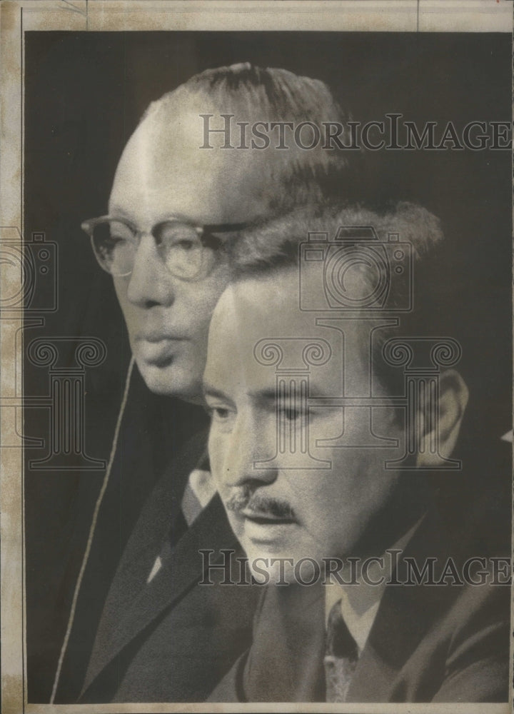 1968 Press Photo Emilio Arenales Catalán Foreign Minister Guatemala Pres UNO - Historic Images