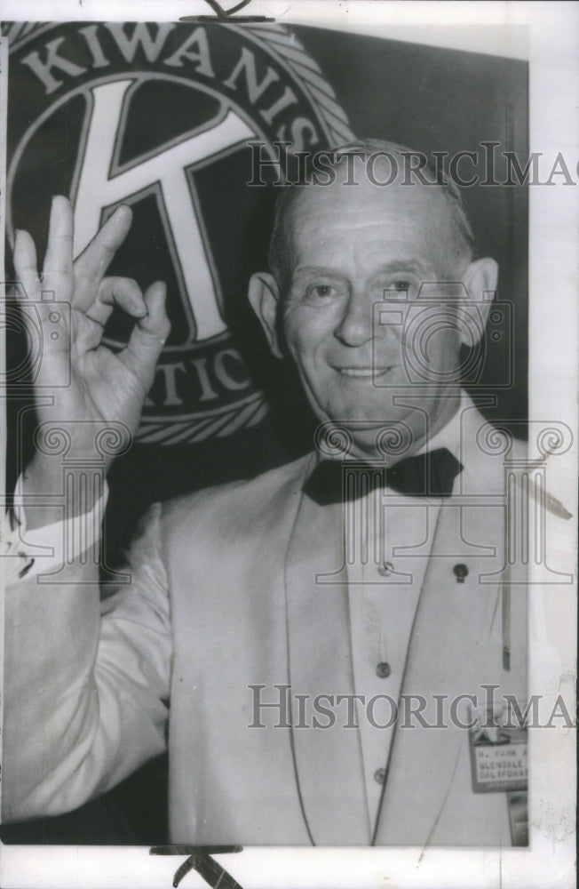 1957 Park Arnold-California Lumber Dealer- President Kiwians Clubs-Historic Images