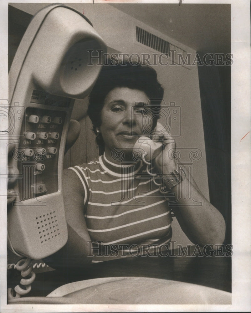 1968, Mrs. F. Richard Aron Harassed By Caller Looking For Julia - Historic Images