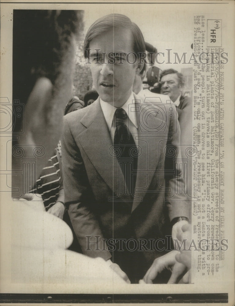 1976 Jerry Brown American Politician Governor of California-Historic Images