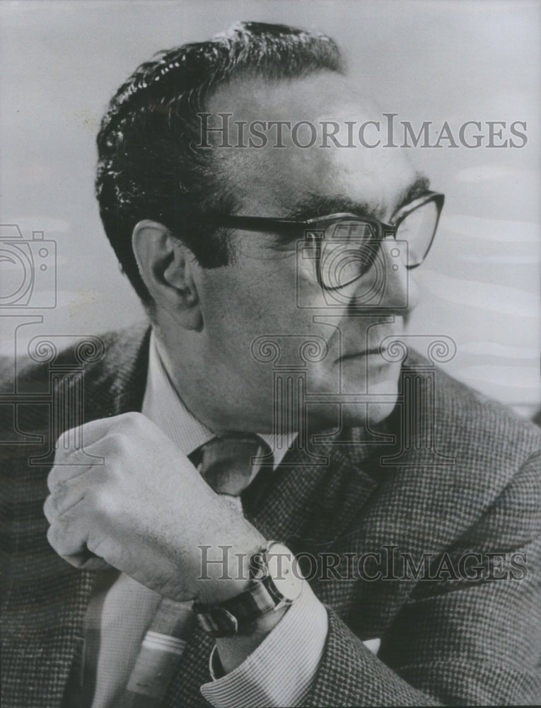 Undated Press Photo J. Bronowski Intellectual Historian and Scientist- RSA71139 - Historic Images