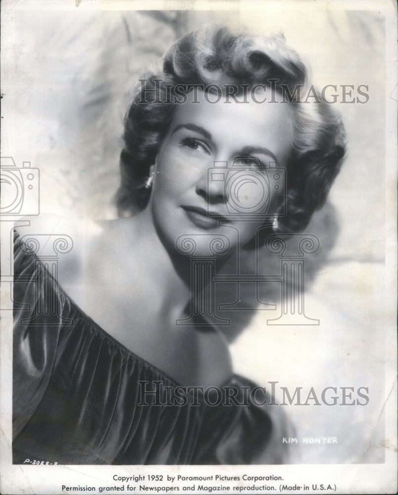 1952 Actress Kim Hunter Of They Knew What They Wanted - Historic Images