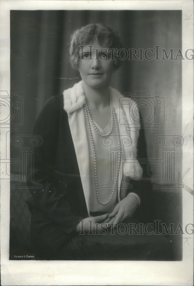 1929 Press Photo Secretary Of War's Wife Mrs Patrick Hurley - Historic Images