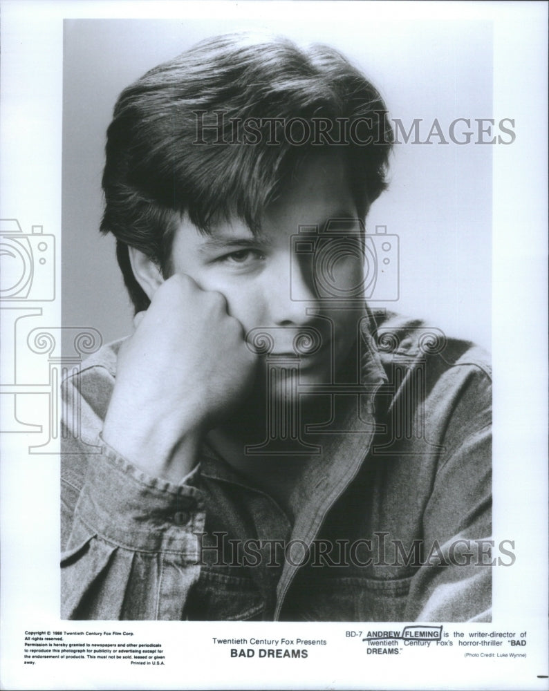 Press Photo Andrew Fleming writer director Bad Dreams Twentieth Century Fox - Historic Images