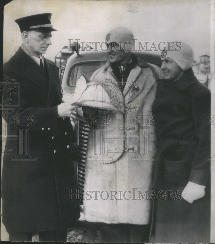 1947 Fire Chief Edward Wischer  Milwaukee Del Lamb American Olympic - Historic Images