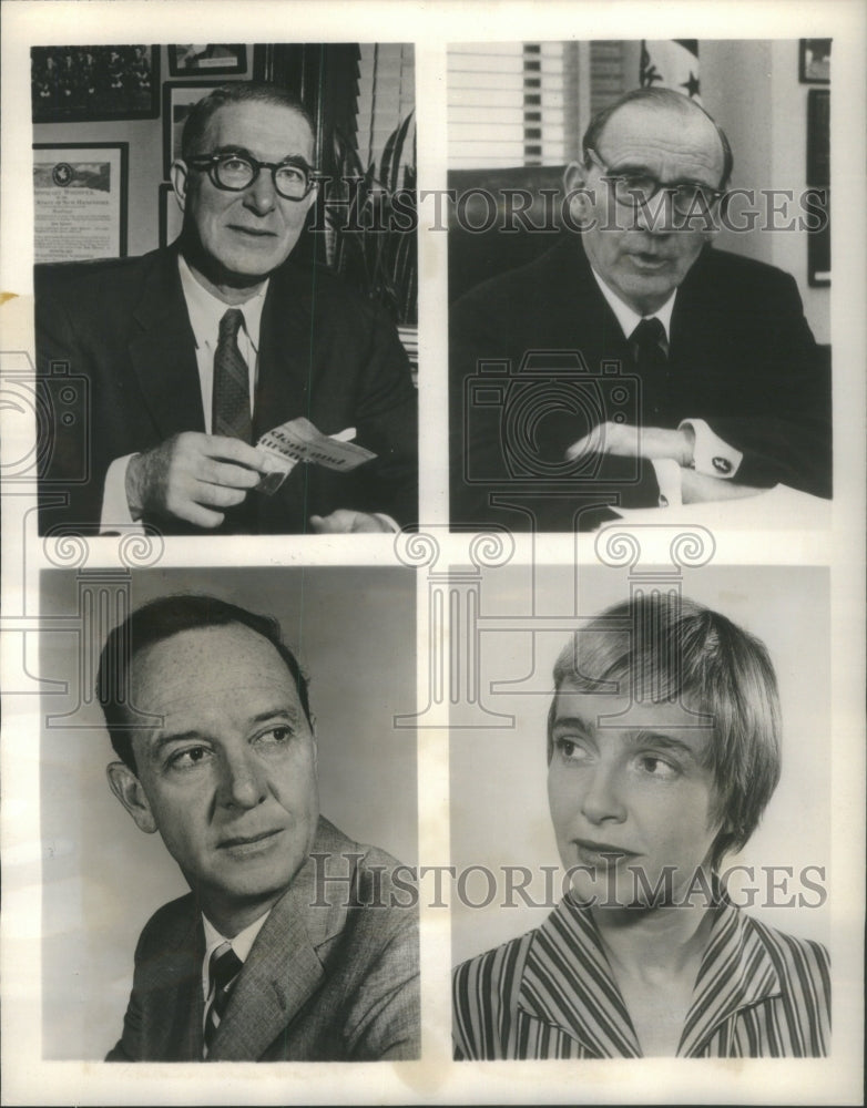 1959 Estes Kefauver John McClellan John Daly Mary Laing Investigator - Historic Images